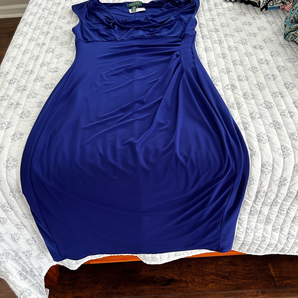 Lauren royal blue dress